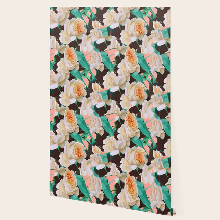 Tropical & White Blossom #painting #tropical #botanical Wallpaper Gallery Image 2