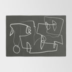 Abstract line art 12-2 Rug Gallery Image 2