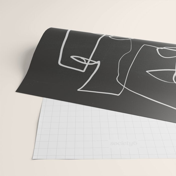 Abstract line art 12-2 Wrapping Paper Gallery Image 2