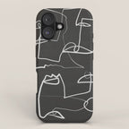Abstract line art 12-2 iPhone Case Gallery Image 1