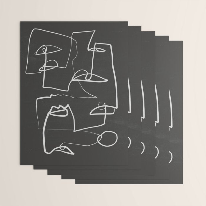 Abstract line art 12-2 Wrapping Paper Gallery Image 3