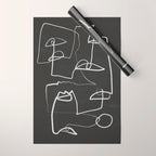 Abstract line art 12-2 Wrapping Paper Gallery Image 1