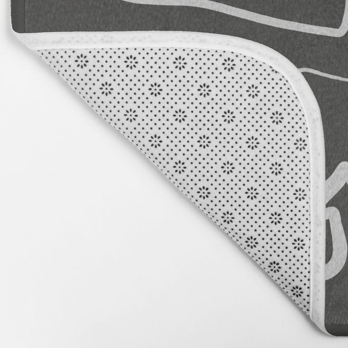 Abstract line art 12-2 Bath Mat Gallery Image 2