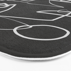 Abstract line art 12-2 Bath Mat Gallery Image 3