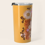 Vintage Beauty Retro Portrait Travel Mug Gallery Image 3