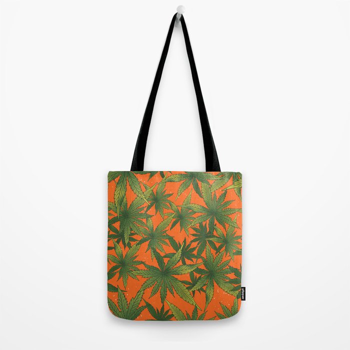 Cannabis Leaves Garden Tote Bag Gallery Image 2