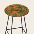 Cannabis Leaves Garden Stool Gallery Image 2