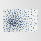 Explosion of Blue Confetti Rug Gallery Image 2