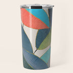 Tropical Ficus leaves #botanic Travel Mug Gallery Image 1