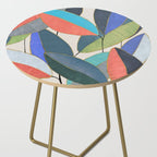 Tropical Ficus leaves #botanic Side Table Gallery Image 2