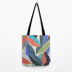 Tropical Ficus leaves #botanic Tote Bag Gallery Image 2