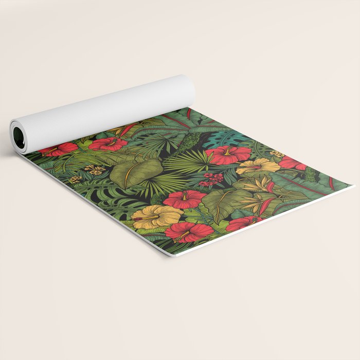 Tropical garden Yoga Mat Gallery Image 2