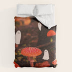Autumn Ghost Forest Collage Comforter Gallery Image 6