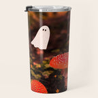 Autumn Ghost Forest Collage Travel Mug Gallery Image 3