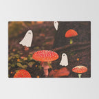 Autumn Ghost Forest Collage Rug Gallery Image 2