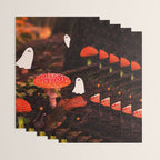 Autumn Ghost Forest Collage Wrapping Paper Gallery Image 3