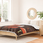 Autumn Ghost Forest Collage Duvet Cover Gallery Image 2