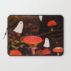 Autumn Ghost Forest Collage Laptop Sleeve Gallery Image 1