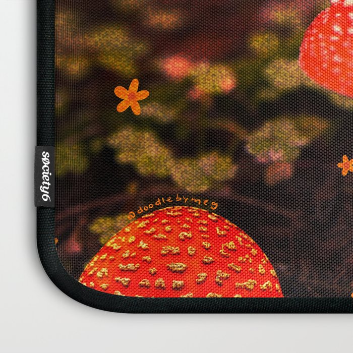 Autumn Ghost Forest Collage Laptop Sleeve Gallery Image 3