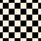 Checkerboard Mini Check Pattern in Black and Almond Cream Coffee Mug Gallery Image 2