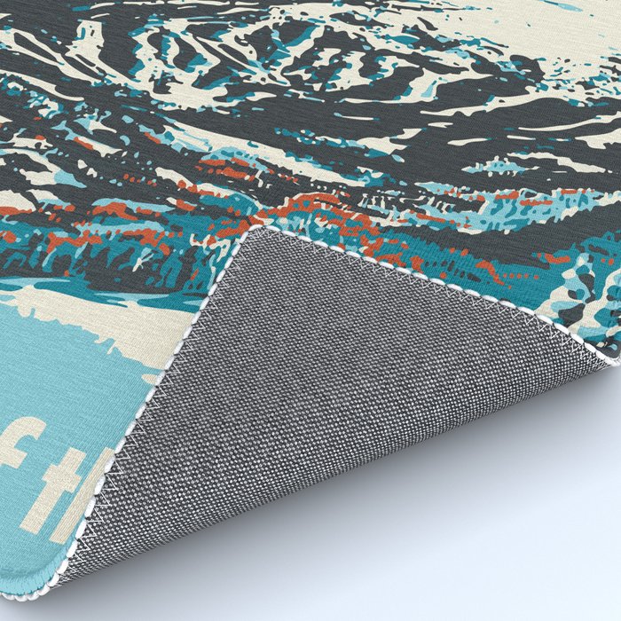 Breckenridge Vintage Ski Poster Rug Gallery Image 4