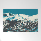 Breckenridge Vintage Ski Poster Welcome Mat Gallery Image 1
