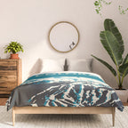 Breckenridge Vintage Ski Poster Comforter Gallery Image 3
