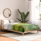 green landscape abstract art Comforter Gallery Image 2