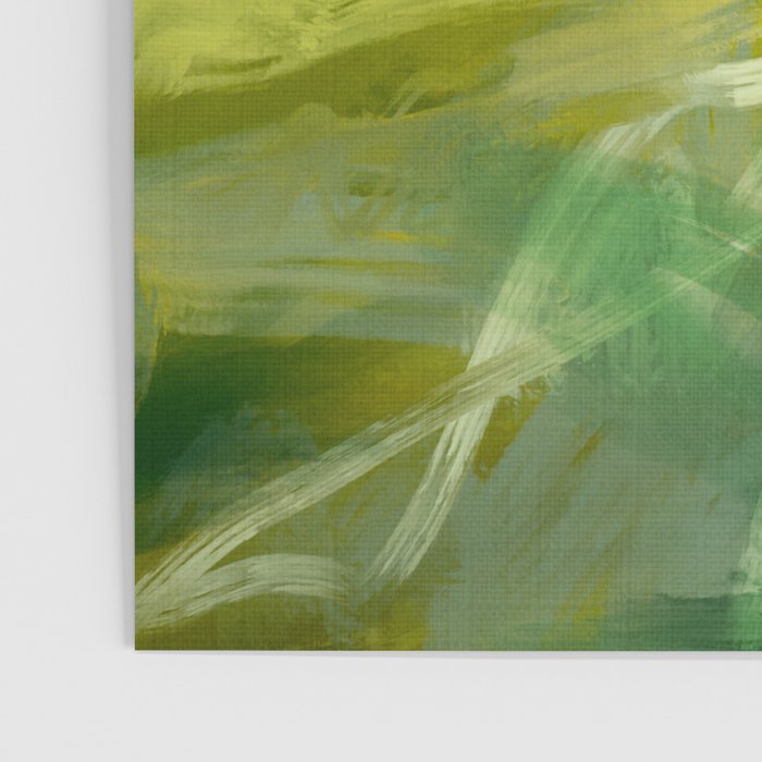 green landscape abstract art Poster Gallery Image 3