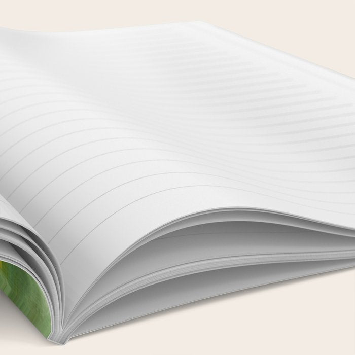 green landscape abstract art Notebook Gallery Image 2