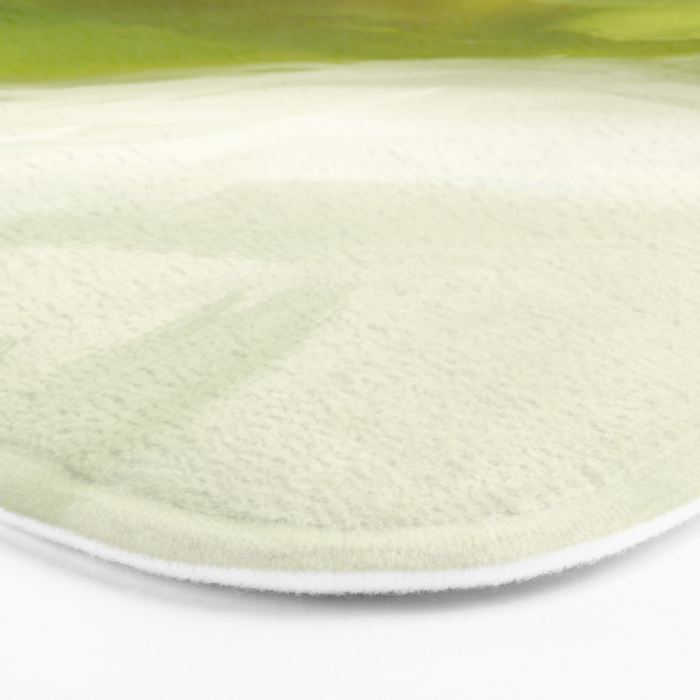 green landscape abstract art Bath Mat Gallery Image 3