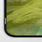 green landscape abstract art Laptop Sleeve Gallery Image 3