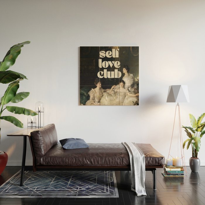 Self Love Club Wood Wall Art Gallery Image 2