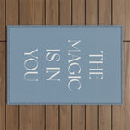 The Magic Is In You Blue Outdoor Rug Gallery Image 1