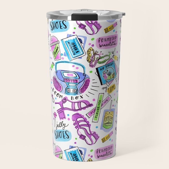 90s Summer  Travel Mug