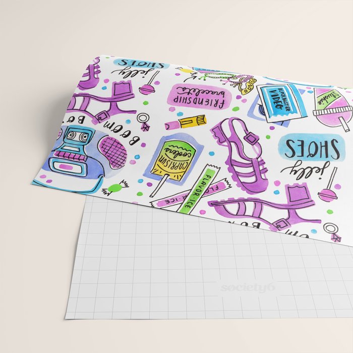 90s Summer  Wrapping Paper Gallery Image 2