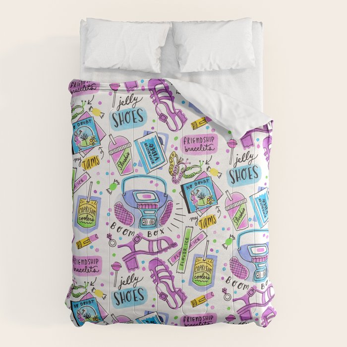 90s Summer  Comforter Gallery Image 1