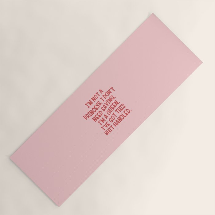 I've Got This Shit Handled, Funny,  Saying Yoga Mat Gallery Image 1
