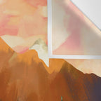 Mountain Dusk Wall Tapestry Gallery Image 3