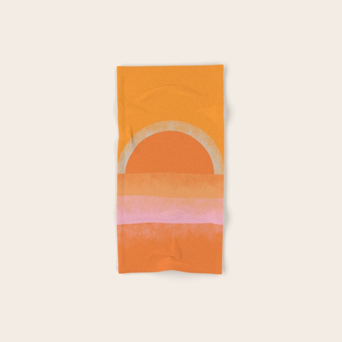 Warm Sunset Bath Towel Gallery Image 1
