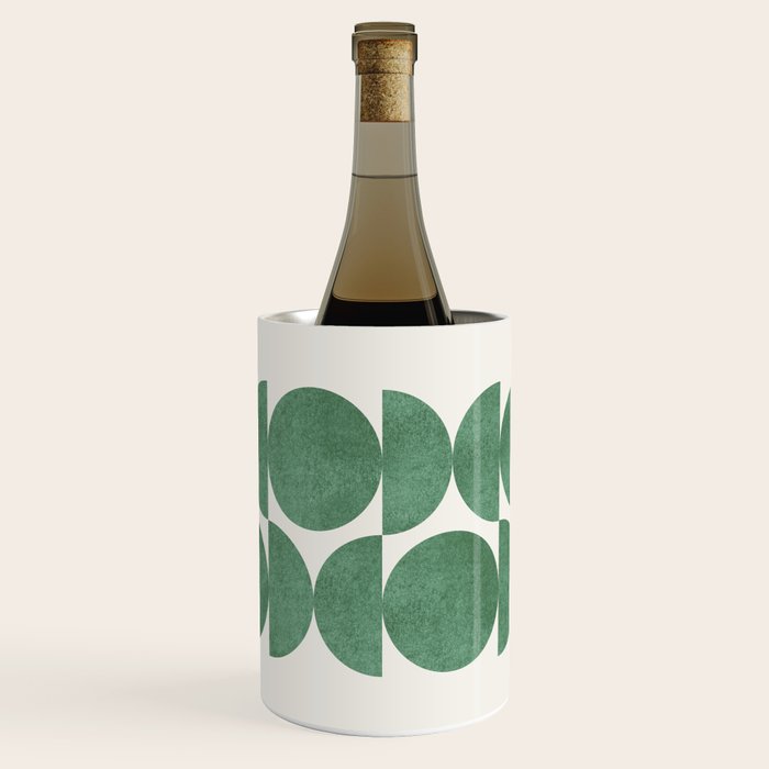 Green Retro Scandinavian - Mid Century Modern Wine Chiller Gallery Image 1