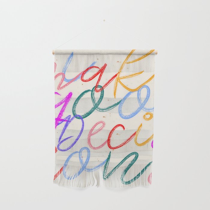 I Make Goo Decisions, Typography Funny Quirky Words, Whimsical Pastel Colorful Witty Letters, Eclectic Hand-drawn Contemporary Lettering  Wall Hanging Gallery Image 1