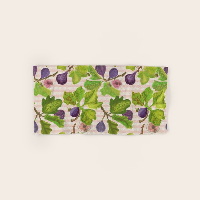 Fig Branches Bath Towel Gallery Image 1