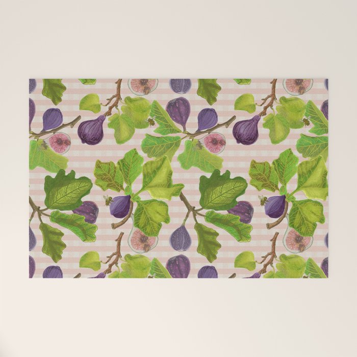 Fig Branches Welcome Mat Gallery Image 1