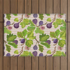 Fig Branches Outdoor Rug Gallery Image 1