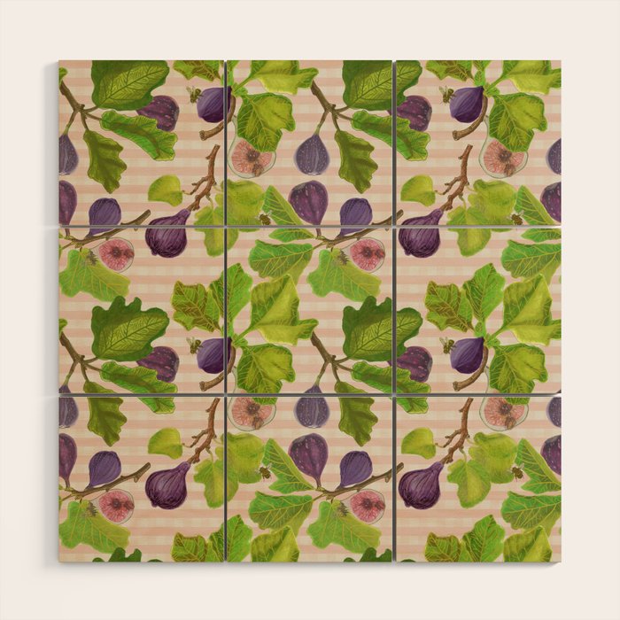 Fig Branches Wood Wall Art Gallery Image 1