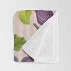 Fig Branches Throw Blanket Gallery Image 3