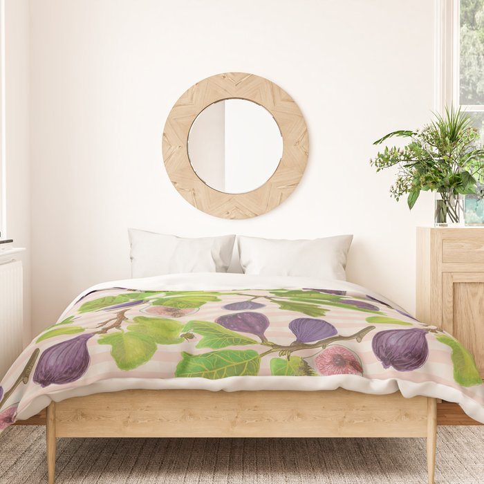 Fig Branches Duvet Cover Gallery Image 3