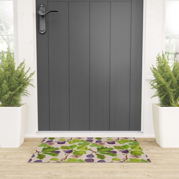 Fig Branches Welcome Mat Gallery Image 3