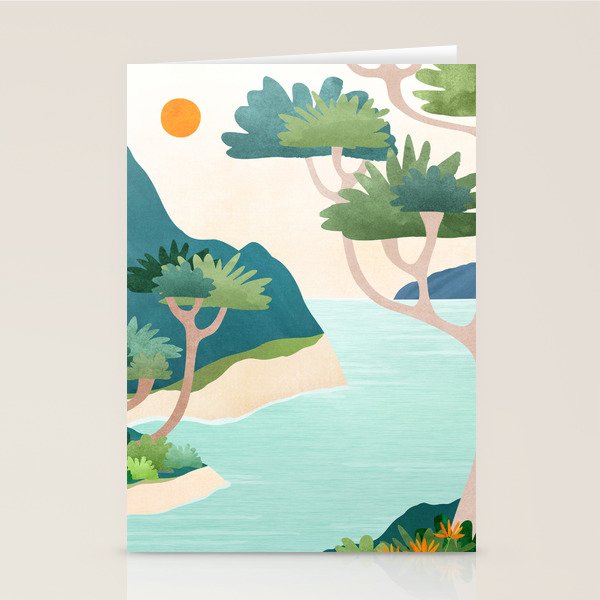 A Perfect Moment - Italian Coastal Landscape Stationery Card Gallery Image 2